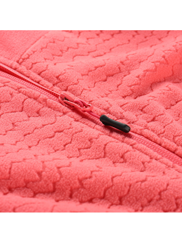 ALPINE PRO Ženska topla jopica iz mikroflisa ALPINE PRO SIUSA 3 calypso coral