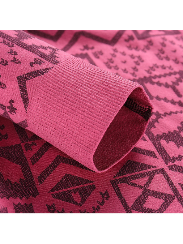 ALPINE PRO Žensko funkcionalno perilo - majica ALPINE PRO SEAMA fuchsia fedora