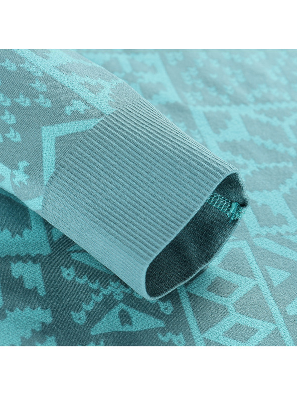 ALPINE PRO Žensko funkcionalno perilo - majica ALPINE PRO SEAMA teal