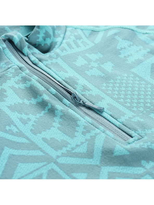 ALPINE PRO Žensko funkcionalno perilo - majica ALPINE PRO SEAMA teal