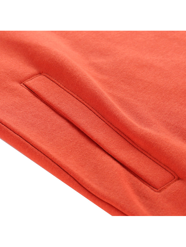 ALPINE PRO Ženske majične obleke ALPINE PRO OLEBA red clay