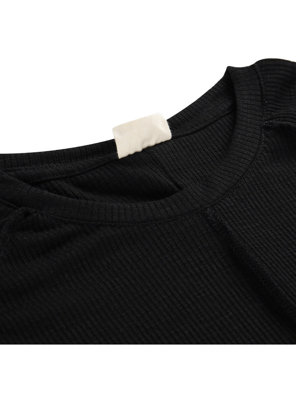 ALPINE PRO Žensko majico z dolgimi rokavi ALPINE PRO LERETA black