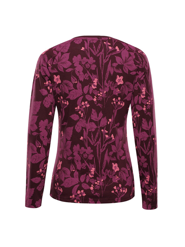 ALPINE PRO Žensko majico iz organske bombaže ALPINE PRO GRETTA winetasting varianta pa