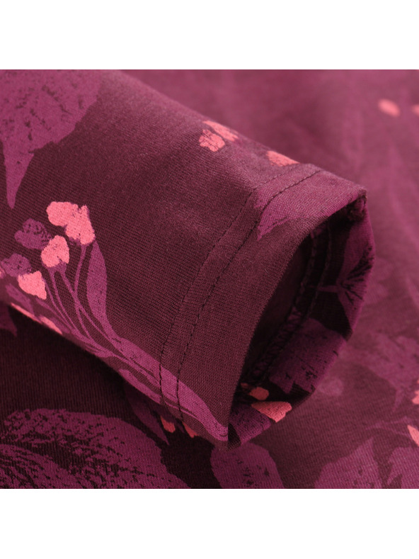 ALPINE PRO Žensko majico iz organske bombaže ALPINE PRO GRETTA winetasting varianta pa