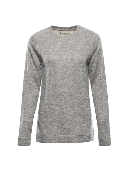 ALPINE PRO Žensko majico z dolgimi rokavi ALPINE PRO BREKA shifting sand