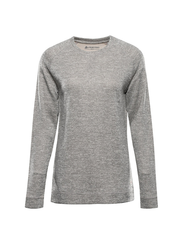 ALPINE PRO Žensko majico z dolgimi rokavi ALPINE PRO BREKA shifting sand