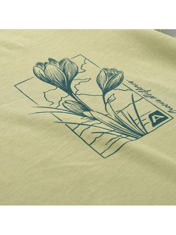 ALPINE PRO Ženska majica iz organske bombaževine ALPINE PRO TERMESA weeping willow varianta pb