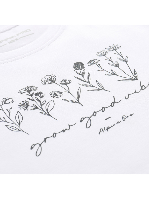 ALPINE PRO Ženska bombažna majica ALPINE PRO MOROLA white varianta pc