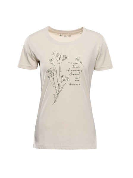 ALPINE PRO Ženska majica iz organske bombaževine ALPINE PRO TERMESA 3 moonbeam varianta pb