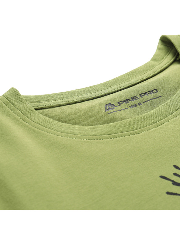ALPINE PRO Ženska bombažna majica ALPINE PRO MOROLA turtle green varianta pa