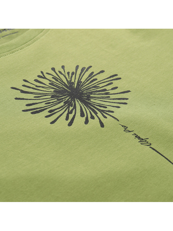 ALPINE PRO Ženska bombažna majica ALPINE PRO MOROLA turtle green varianta pa