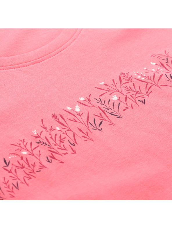 ALPINE PRO Ženska majica iz organske bombaža ALPINE PRO TERMESA 3 calypso coral varianta pa