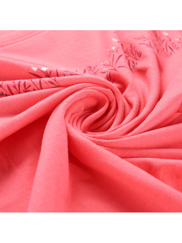 ALPINE PRO Ženska majica iz organske bombaža ALPINE PRO TERMESA 3 calypso coral varianta pa