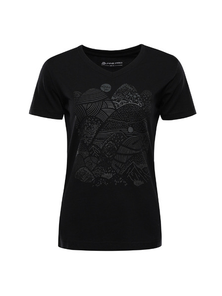 ALPINE PRO Ženska funkcionalna majica s cool-dry ALPINE PRO GREMA 2 black varianta pb