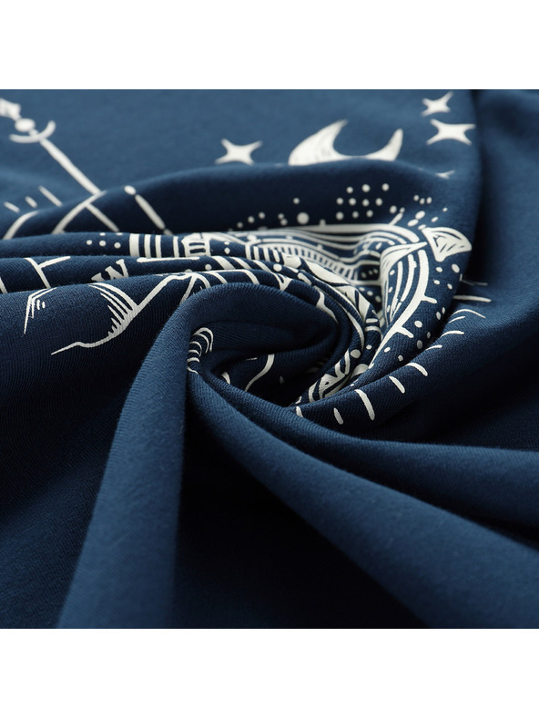 ALPINE PRO Ženska bombažna majica ALPINE PRO MOROLA moonlit ocean varianta pb