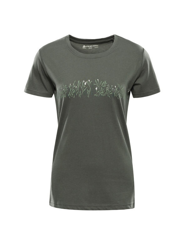 ALPINE PRO Ženska majica iz organske bombaža ALPINE PRO TERMESA 3 petrol varianta pa