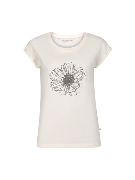 ALPINE PRO Ženska majica iz nemečljivega materiala ALPINE PRO NOGERA creme varianta pb