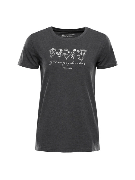 ALPINE PRO Ženska bombažna majica ALPINE PRO MOROLA dk. true gray varianta pc