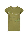 ALPINE PRO Ženska majica iz nemečljivega materiala ALPINE PRO NOGERA green oasis varianta pa