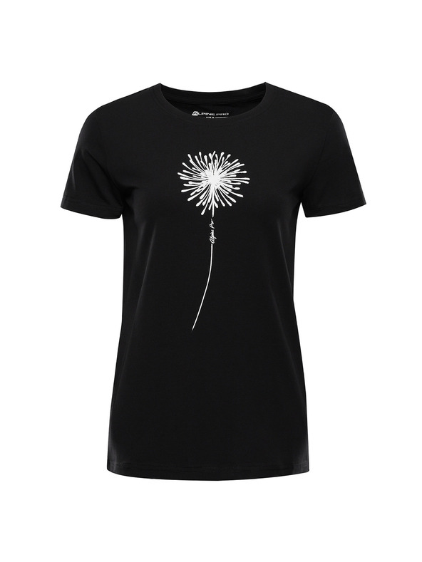 ALPINE PRO Ženska bombažna majica ALPINE PRO MOROLA black varianta pa