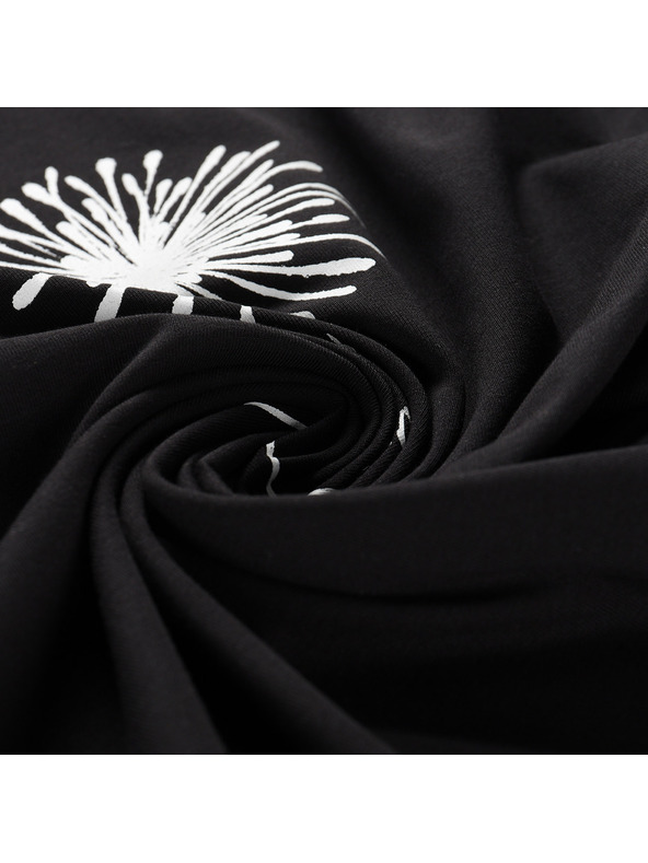 ALPINE PRO Ženska bombažna majica ALPINE PRO MOROLA black varianta pa