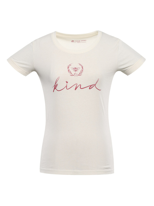 ALPINE PRO Žensko majico iz organske bombaže ALPINE PRO TERMESA 2 creme varianta pb