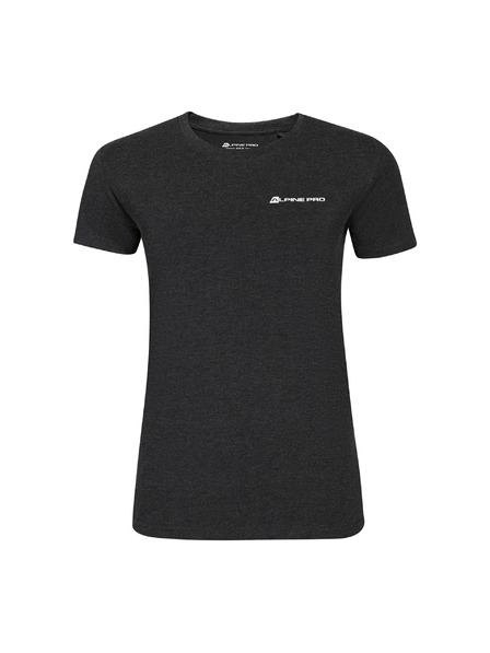 ALPINE PRO Žensko bombažno majico s fine bombažem ALPINE PRO FRABA black