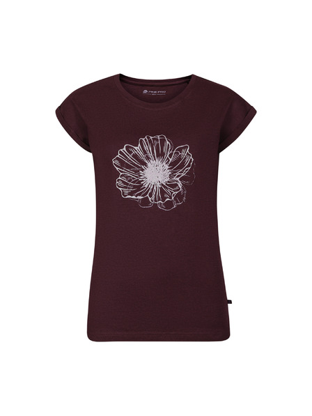 ALPINE PRO Ženska majica iz nemečljivega materiala ALPINE PRO NOGERA winetasting varianta pb