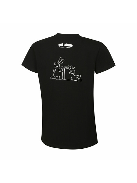ALPINE PRO Ženska bombažna majica bob a bobek ALPINE PRO BOBBA black