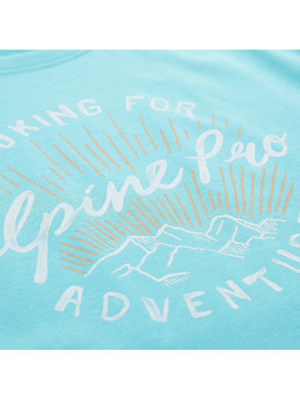 ALPINE PRO Ženska bombažna majica ALPINE PRO UNEGA 8 curacao varianta pg