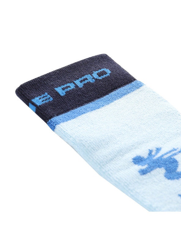 ALPINE PRO Otroške smučarske nogavice iz merino volne ALPINE PRO SKYRO windsurfer