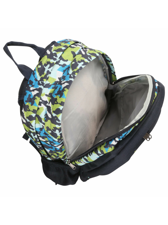 ALPINE PRO Otroški šolski nahrbtnik s svetečim logotipom 25l ALPINE PRO NERAX mood indigo