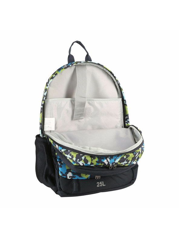 ALPINE PRO Otroški šolski nahrbtnik s svetečim logotipom 25l ALPINE PRO NERAX mood indigo