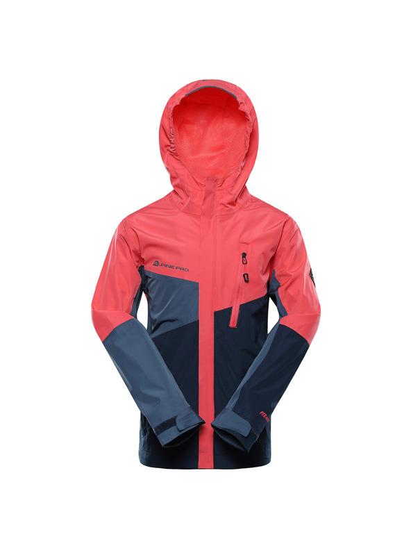 ALPINE PRO Otroška jakna z ptx membrano ALPINE PRO NOREMO 3 calypso coral