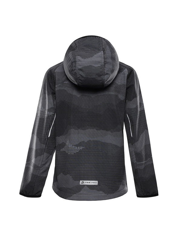 ALPINE PRO Otroška softshell jakna z membrano ALPINE PRO EZORO black varianta pa