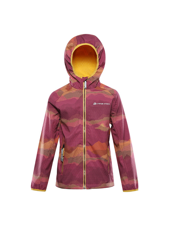 ALPINE PRO Otroška softshell jakna z membrano ALPINE PRO EZORO fuchsia fedora varianta pa