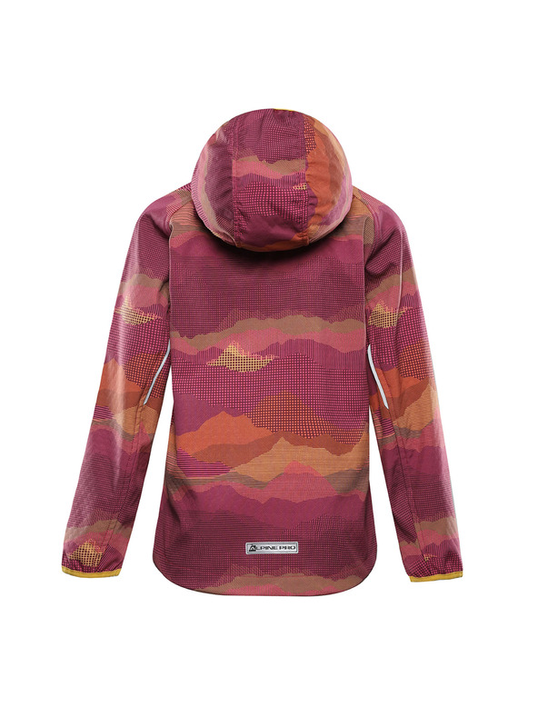 ALPINE PRO Otroška softshell jakna z membrano ALPINE PRO EZORO fuchsia fedora varianta pa