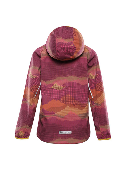 ALPINE PRO Otroška softshell jakna z membrano ALPINE PRO EZORO fuchsia fedora varianta pa