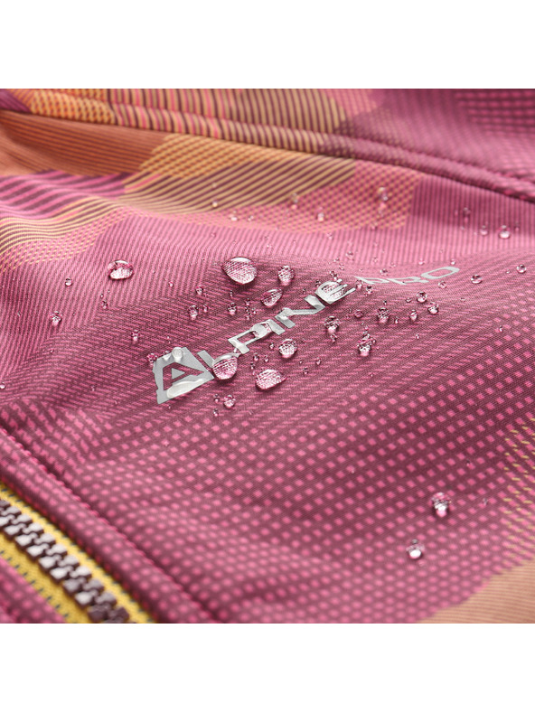 ALPINE PRO Otroška softshell jakna z membrano ALPINE PRO EZORO fuchsia fedora varianta pa