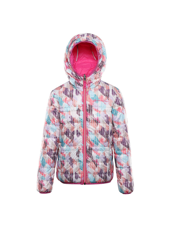 ALPINE PRO Otroška obojestanska jakna hi-therm ALPINE PRO DOUWO fuchsia fedora varianta pb