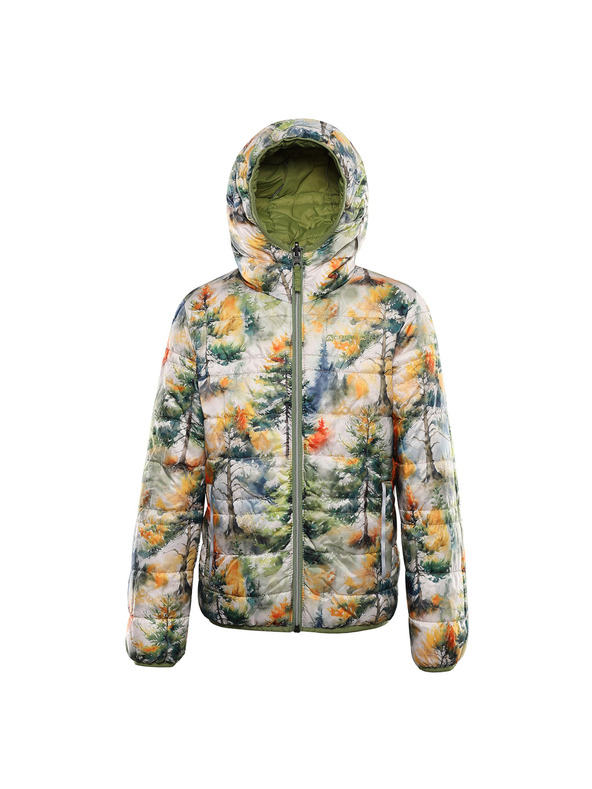 ALPINE PRO Otroška obojestanska jakna hi-therm ALPINE PRO DOUWO turtle green varianta pe