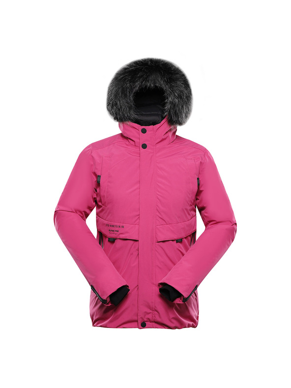 ALPINE PRO Otroška jakna z membrano ptx ALPINE PRO WERDO 2 fuchsia fedora