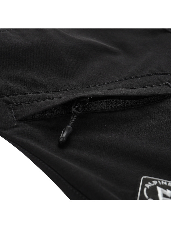 ALPINE PRO Otroške vodoodporne hlače z membrano ptx ALPINE PRO ZERDO black