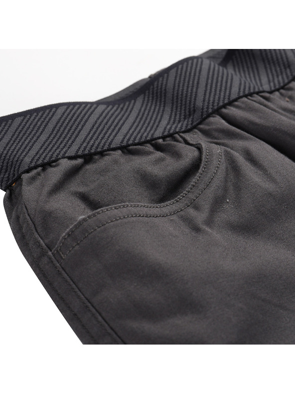 ALPINE PRO Otroške bombažne hlače ALPINE PRO ZAMENO dk.true gray