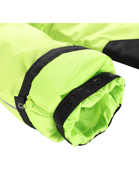 ALPINE PRO Otroške smučarske hlače z membrano ptx snow ALPINE PRO EDESO 2 acid lime