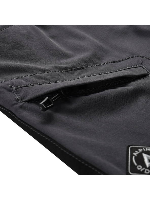 ALPINE PRO Otroške softshell hlače ALPINE PRO AKANO dk.true gray