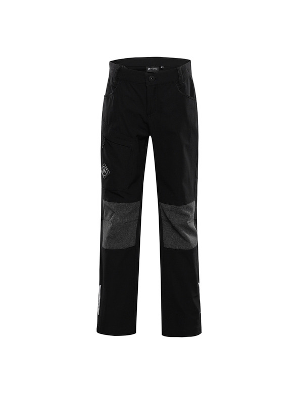 ALPINE PRO Otroške softshell hlače - vodoodporna obdelava ALPINE PRO ATEMO black