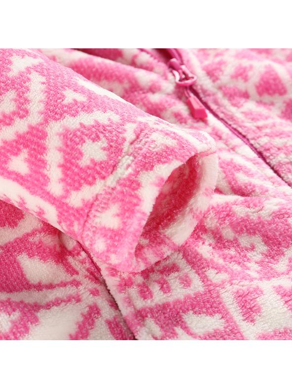 ALPINE PRO Otroška flisasta jopa s supratherm ALPINE PRO EFLINO fuchsia fedora različica pa