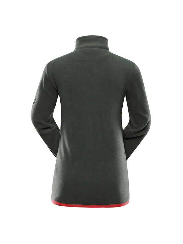 ALPINE PRO Otroška topla jopa iz mikroflisa ALPINE PRO SIUSO 3 petrol