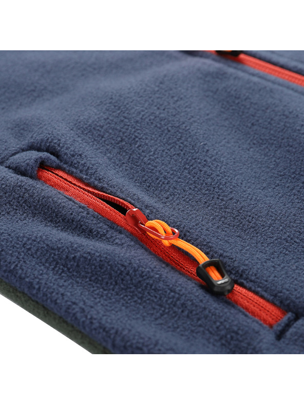 ALPINE PRO Otroška topla jopa iz mikroflisa ALPINE PRO SIUSO 3 petrol